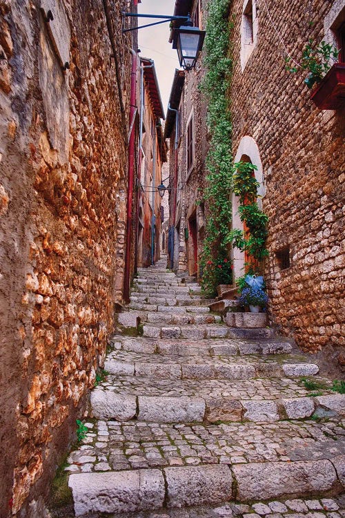 Alley In Sermoneta by George Oze wall art