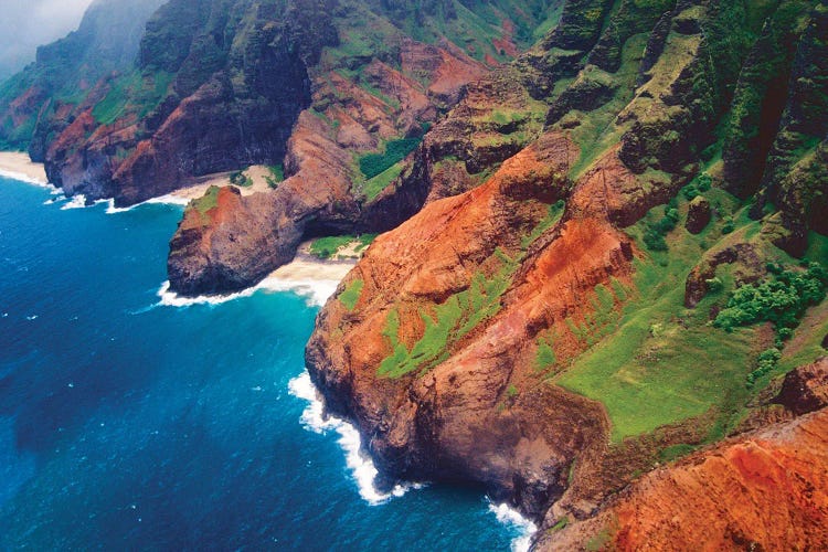 NaPa Li Coast Aerial View, Kauai, Hawaii