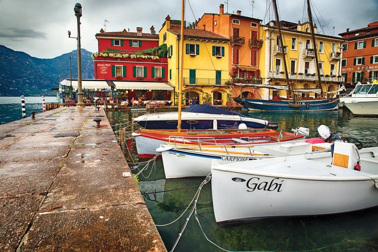 Malcasine Harbor, Lake Garda, Veneto, Italy