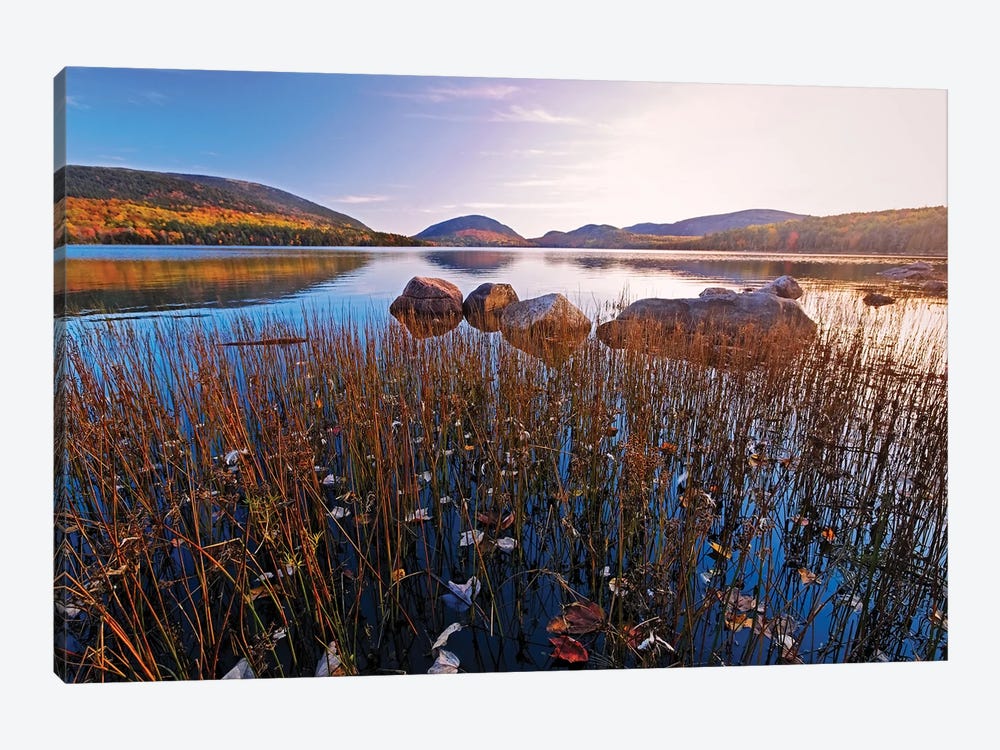 Eagle Lake Tranquility, Acadia National Park, Maine by George Oze 1-piece Canvas Art