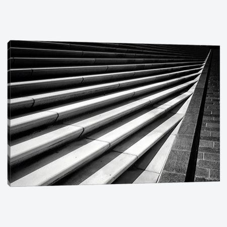 Converging Stairs Canvas Print #GOZ62} by George Oze Art Print