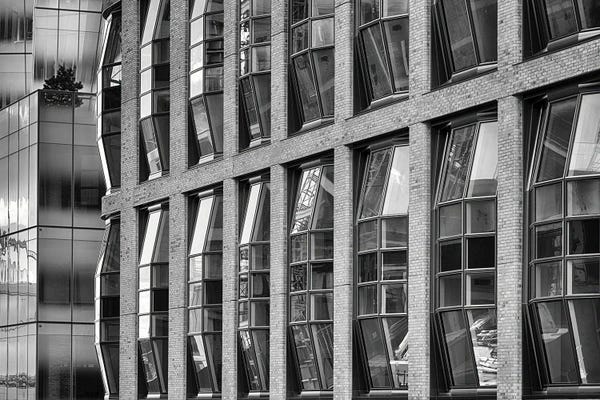 George Oze: Lantern House Windows, Manhattan, New York by George Oze