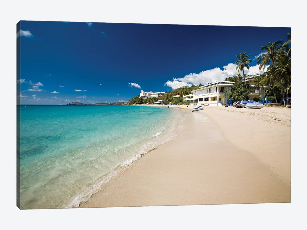 Frenchmans Reef Beach, Marriott Resort, St. Thomas, US Virgin Islands by George Oze 1-piece Canvas Wall Art
