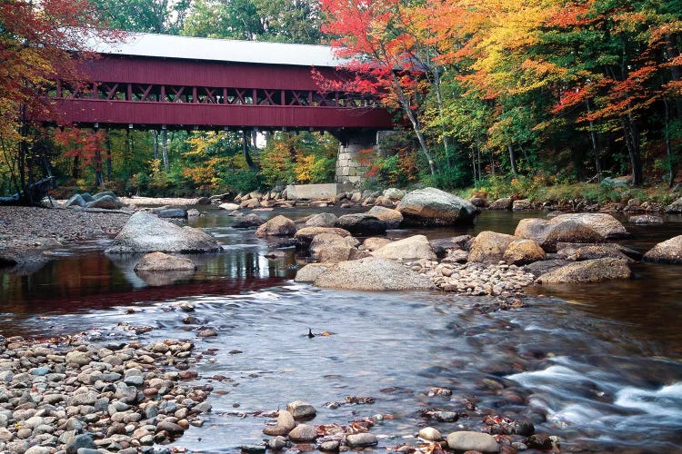 Covered Bridge over the Saco River, Conway, New Hampshire