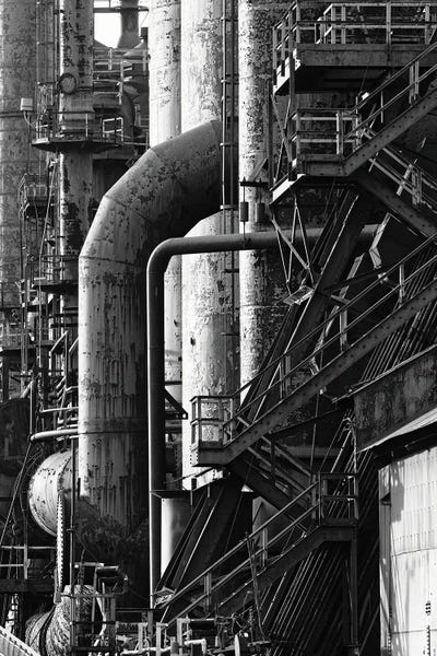 George Oze: Rust Belt Steel Stacks by George Oze
