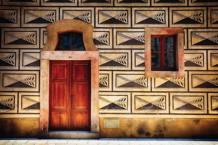 Door and Window Close Up in Prague Castle