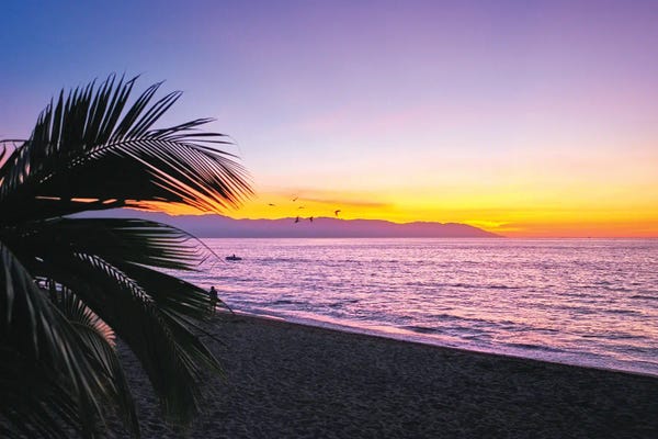 Mexico: Los Muertos Beach Sunset, Puerto Vallarta, Mexico by George Oze