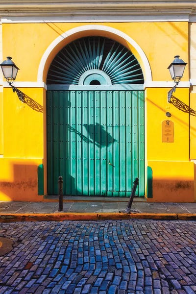 Doors: Door of the San Juan Museum, Puerto Rico by George Oze