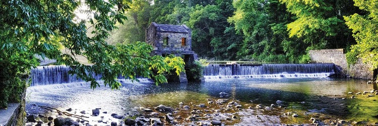 Old Dam With A Waterfall On The Whippany River, Speedwell Lake Park, Morristown, New Jersey