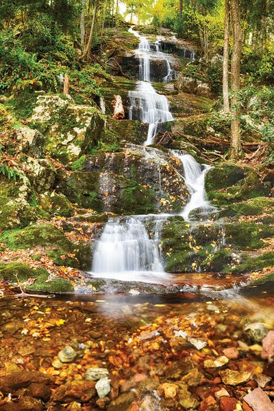 George Oze: Buttermilk Falls, New Jersey by George Oze