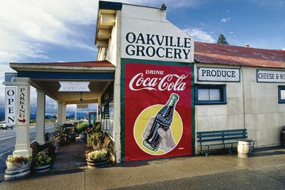 Historic Oakville Grocery Store, Napa Valley, California by George Oze art print