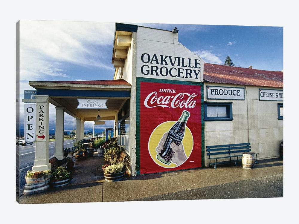 Historic Oakville Grocery Store, Napa Valley, California by George Oze 1-piece Canvas Art Print