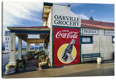 Historic Oakville Grocery Store, Napa Valley, California Canvas Art Print - George Oze