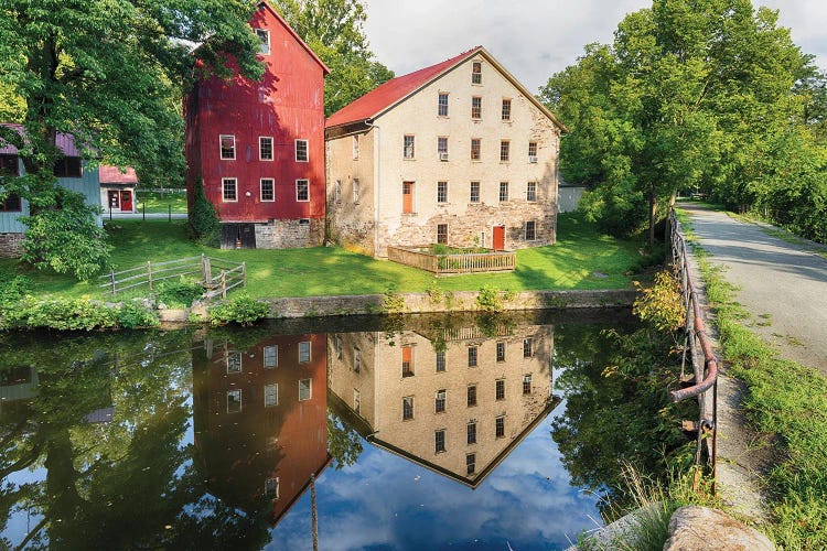 The Historic Prallsville Mill During Summer, Stockton, New Jersey