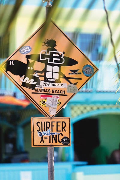 Puerto Rico: Fun Sign in Rincon, Puerto Rico by George Oze