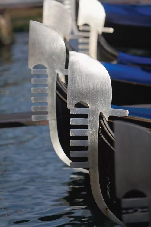 Gondola Bows, Venice, Italy