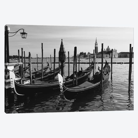 Gondolas of Venice Canvas Print #GOZ86} by George Oze Canvas Wall Art