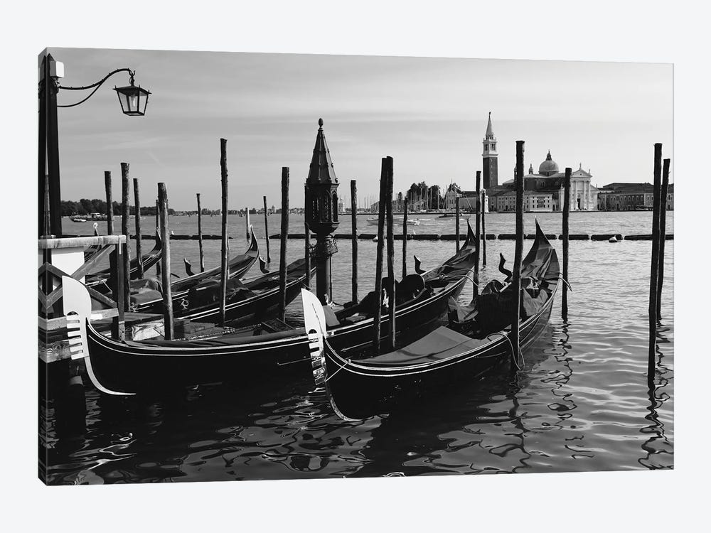 Gondolas of Venice by George Oze 1-piece Art Print