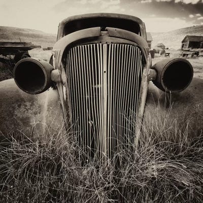 Granpa's Car by George Oze canvas print