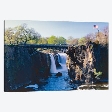 Great Falls of Passaic River, Paterson, New Jersey Canvas Print #GOZ91} by George Oze Canvas Art