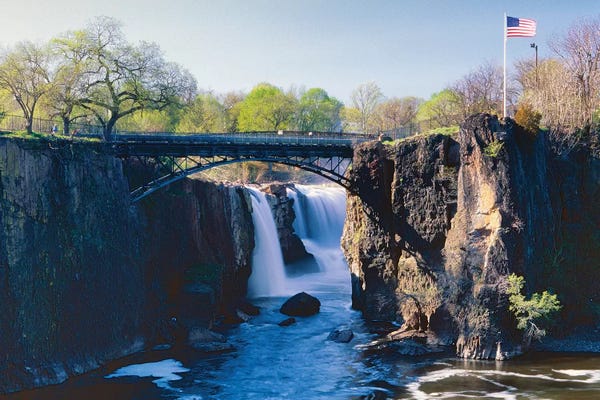 New Jersey: Great Falls of Passaic River, Paterson, New Jersey by George Oze