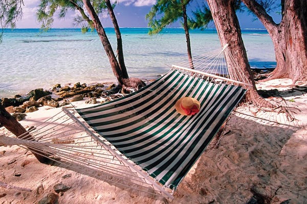 Relaxing Time At Rum Point, Grand Cayman Island