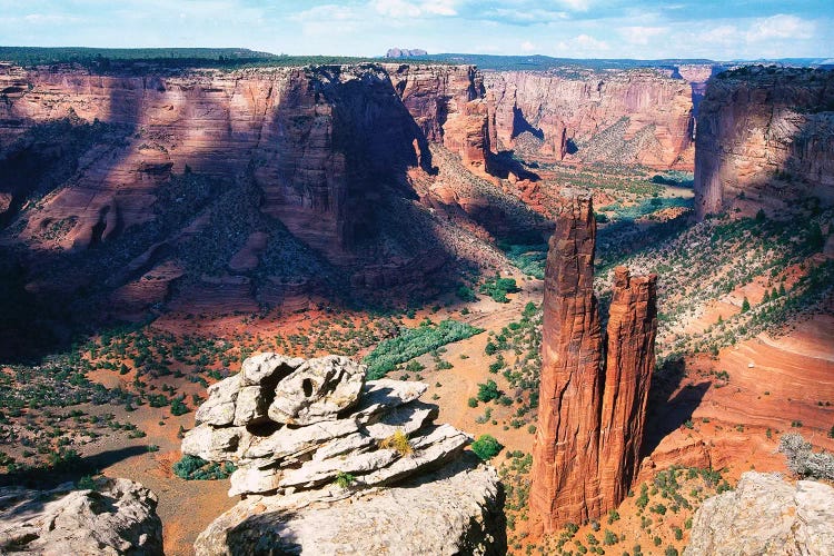 High Angle View of a Canyon, Canyon DeChelly at Spider Rock, Arizona