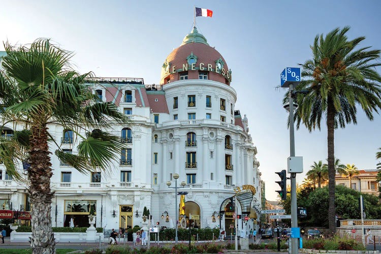 Historic Le Negresco Hotel In Nice, French Riviera