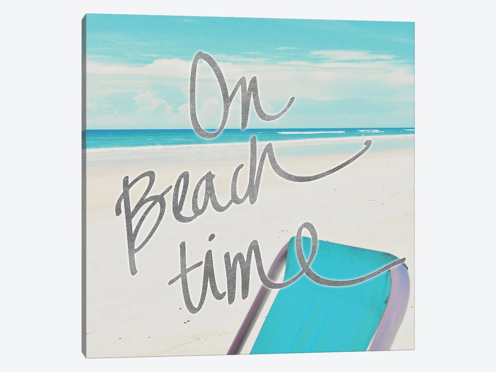 On Beach Time by Gail Peck 1-piece Canvas Wall Art