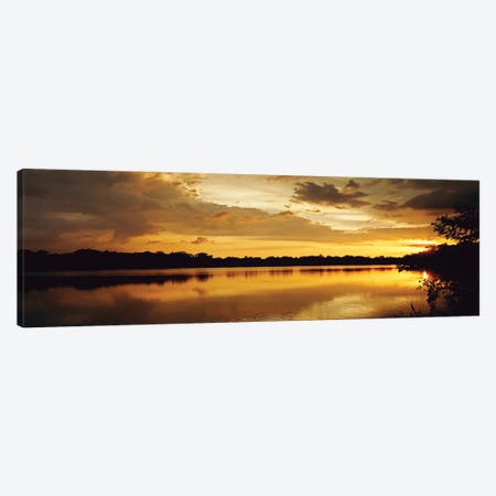 Yellow Sunset Canvas Print #GPE24} by Gail Peck Canvas Wall Art