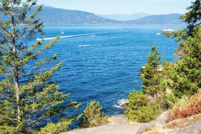 Icy Blue Lakes I by Gail Peck framed wall art