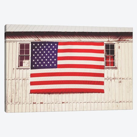 American Barn Canvas Print #GPE29} by Gail Peck Art Print