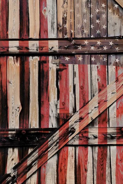 American Flags: All American Fence by Gail Peck