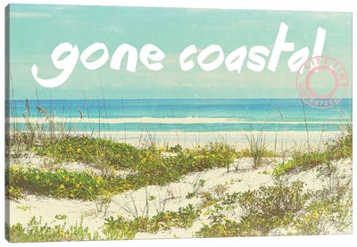 Gone Coastal Canvas Art Print