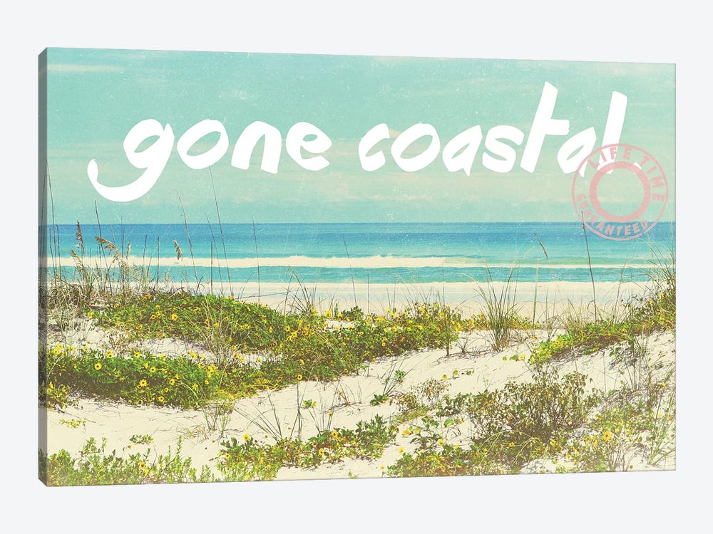 Gone Coastal by Gail Peck 1-piece Canvas Wall Art