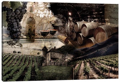 Wine Canvas Art Print - Wine Art