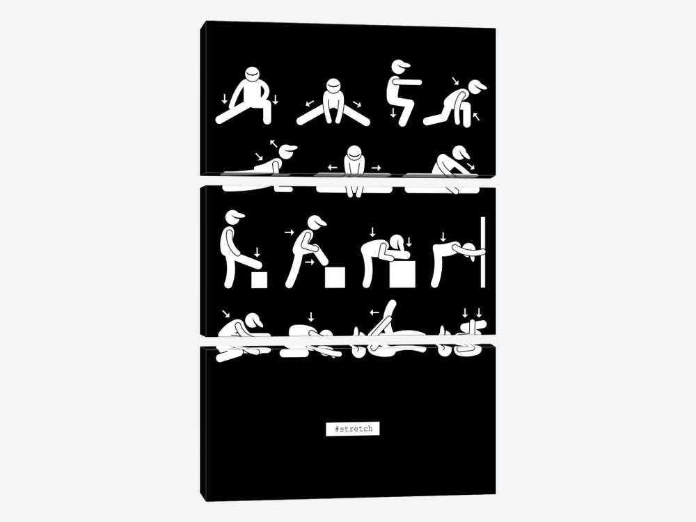 Workout by GraphINC 3-piece Canvas Artwork