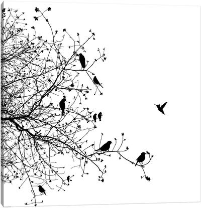 Birds I Canvas Art Print - GraphINC