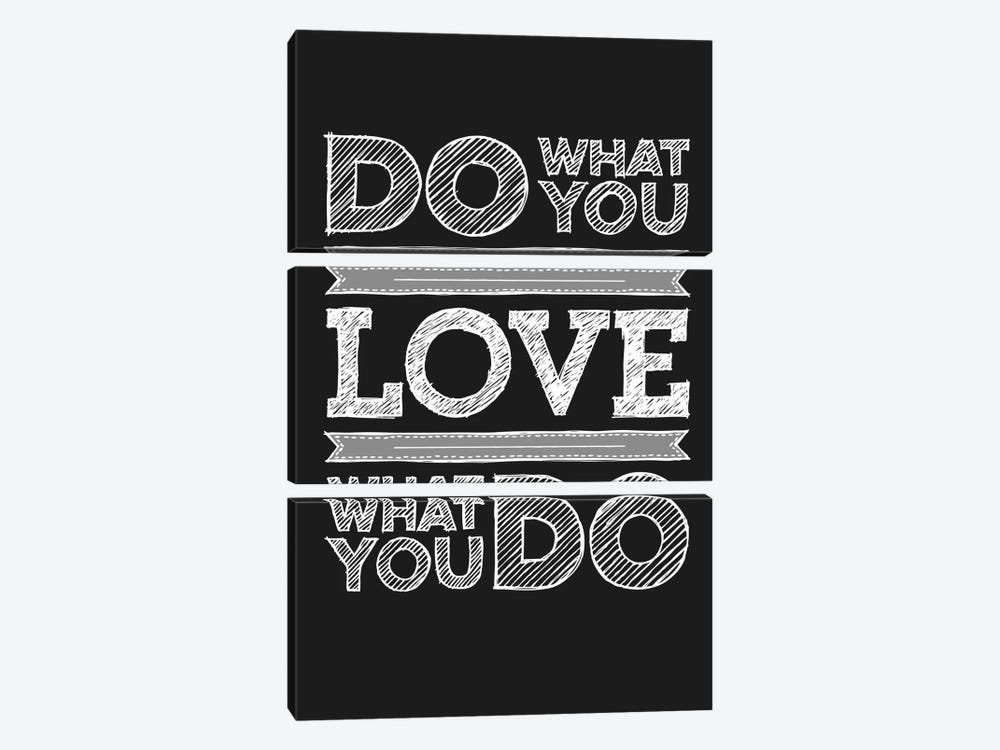 Do What You Love, Love What You Do by GraphINC 3-piece Canvas Print