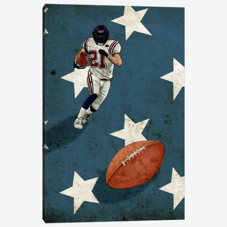 American Sports: Football II Canvas Print #GPH5} by GraphINC Canvas Art Print