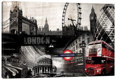 London Canvas Art Print - United Kingdom