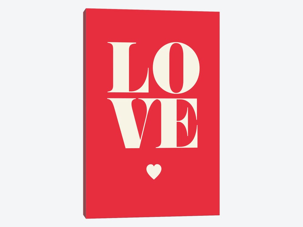 Love by GraphINC 1-piece Canvas Print