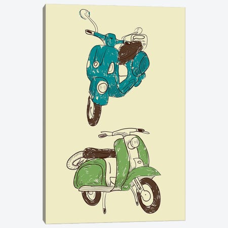 Scooter I Canvas Print #GPH85} by GraphINC Canvas Print