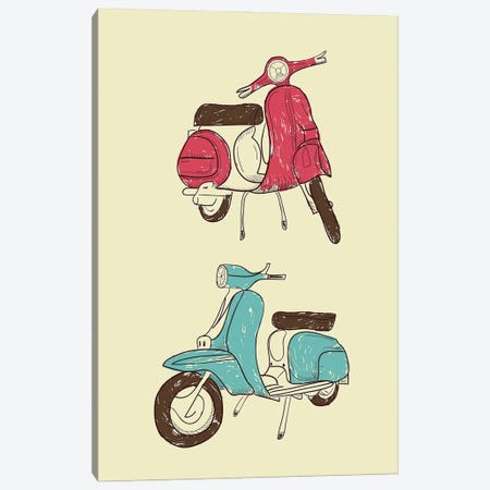 Scooter II Canvas Print #GPH86} by GraphINC Canvas Print