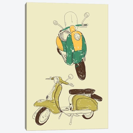 Scooter III Canvas Print #GPH87} by GraphINC Canvas Print