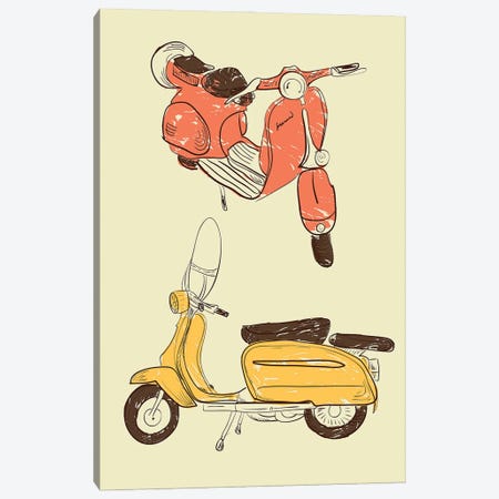 Scooter IV Canvas Print #GPH88} by GraphINC Canvas Wall Art