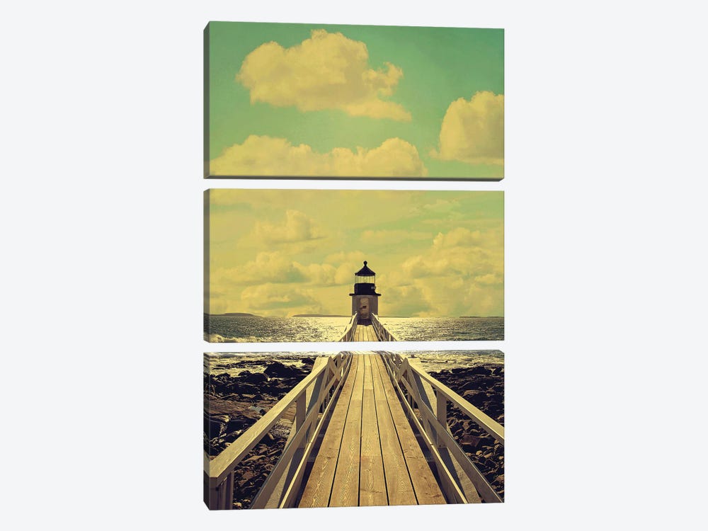 The Lighthouse by Carrie Ann Grippo-Pike 3-piece Art Print