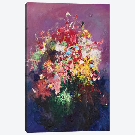 Wish You Flowers III Canvas Print #GPS15} by Geesien Postema Canvas Print