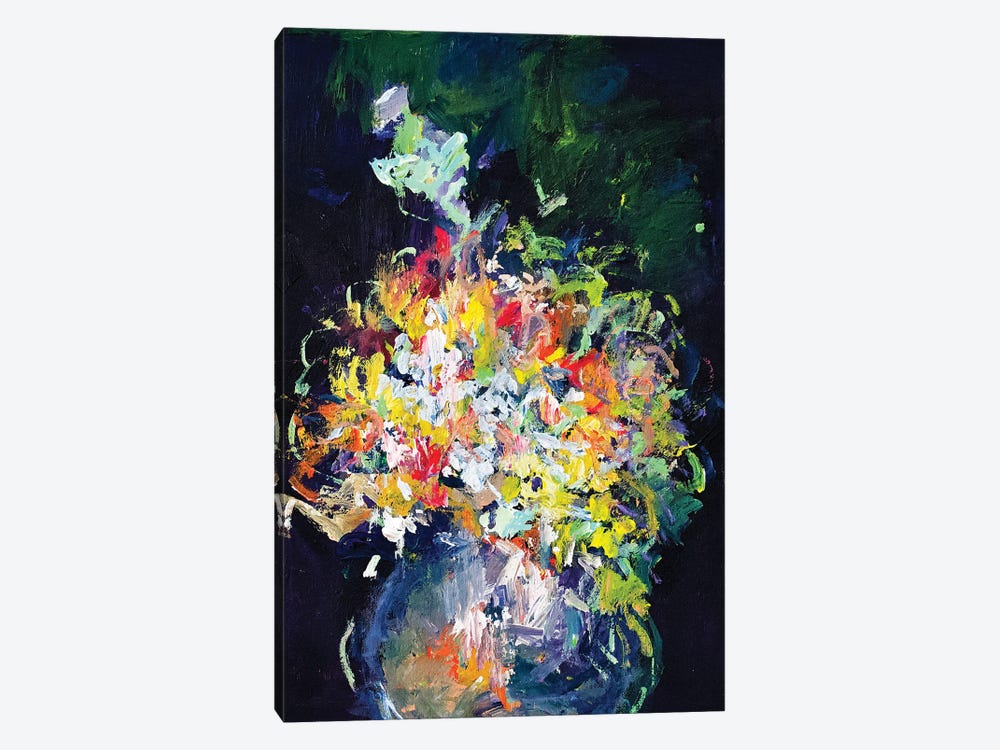 Wish You Flowers IV by Geesien Postema 1-piece Canvas Art