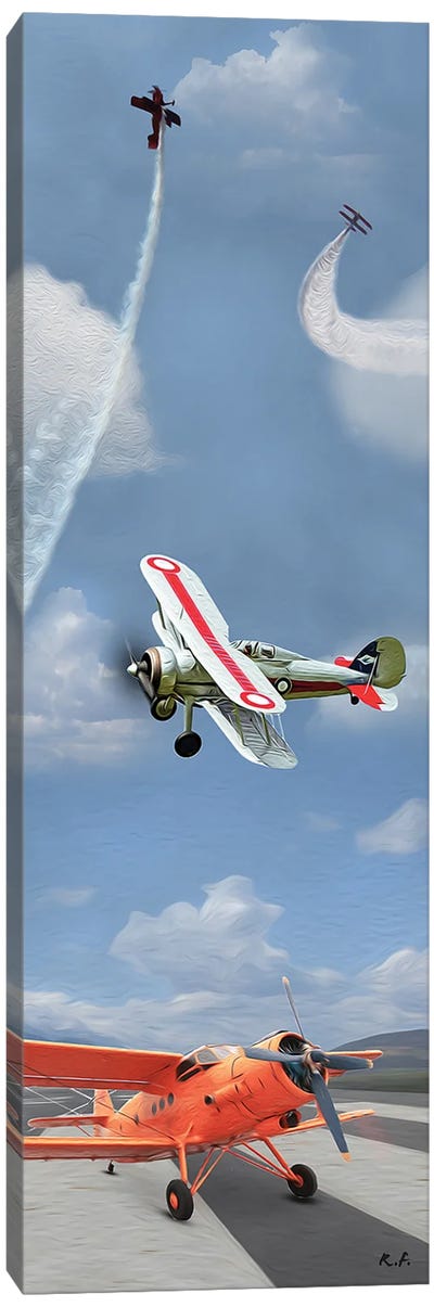 Aviation Book I Canvas Art Print - Greg & Company